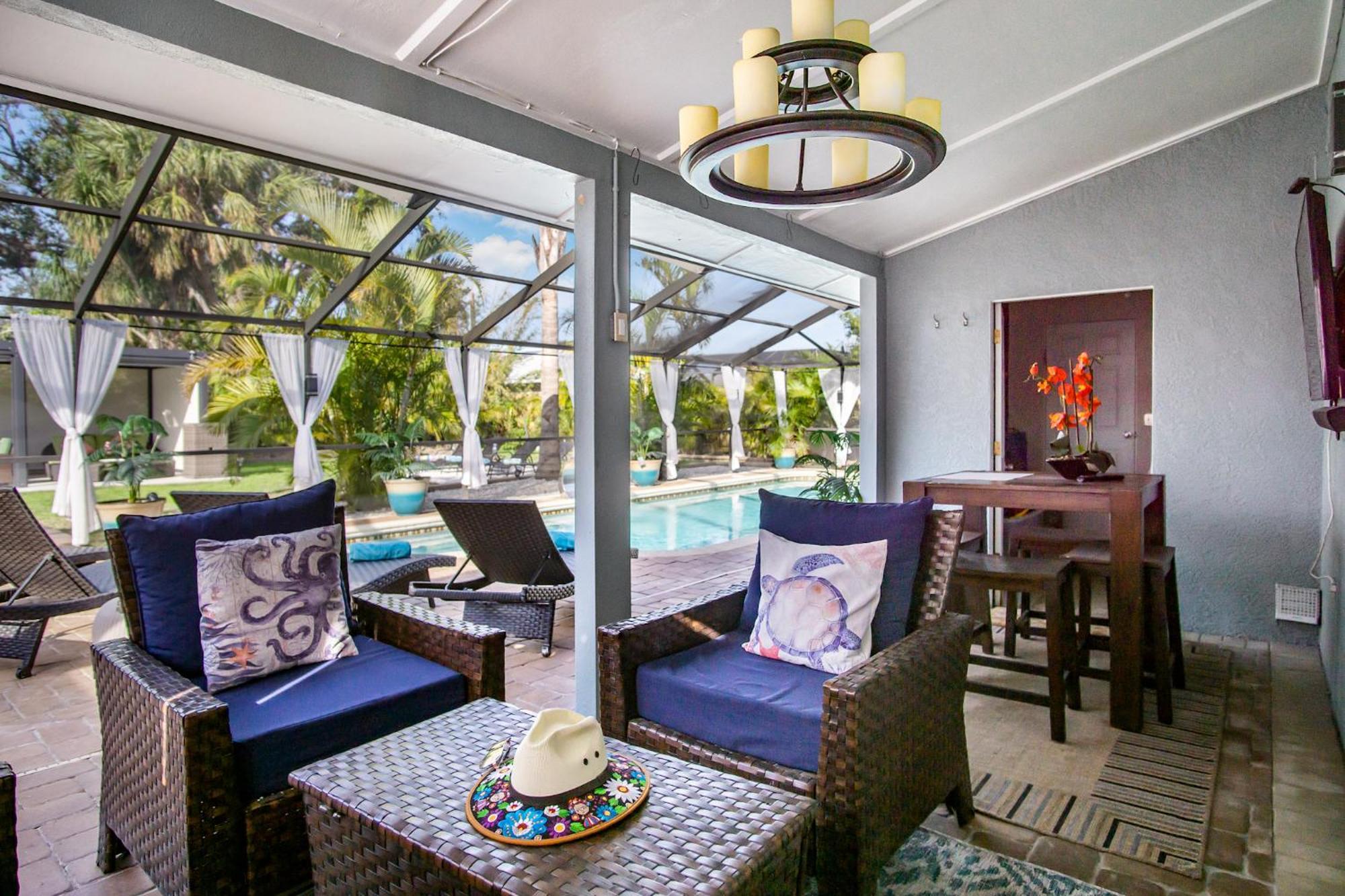 Luxury Zen Den With Heated Pool Just Off Siesta Key Apartment Sarasota Bagian luar foto