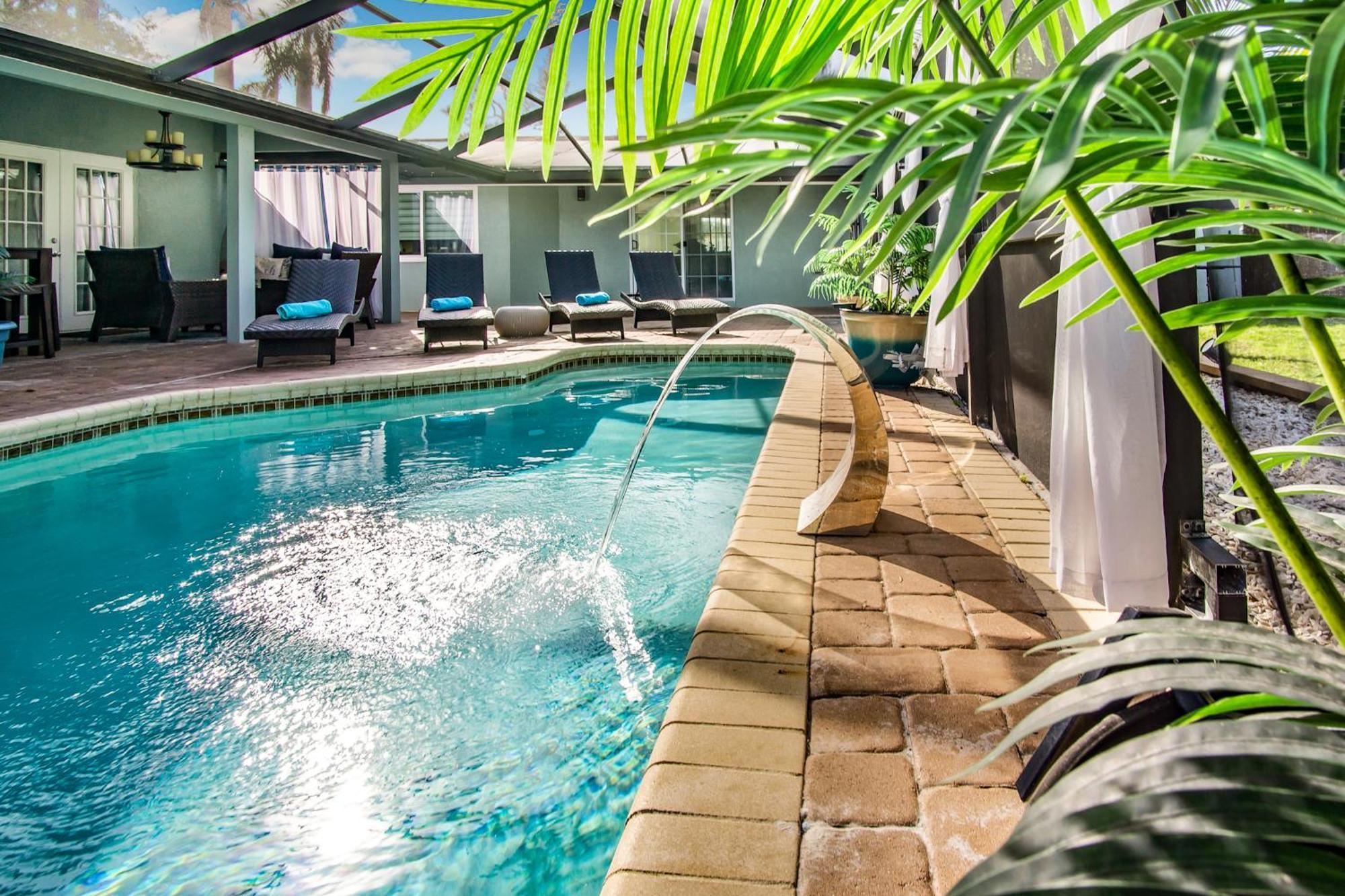 Luxury Zen Den With Heated Pool Just Off Siesta Key Apartment Sarasota Bagian luar foto